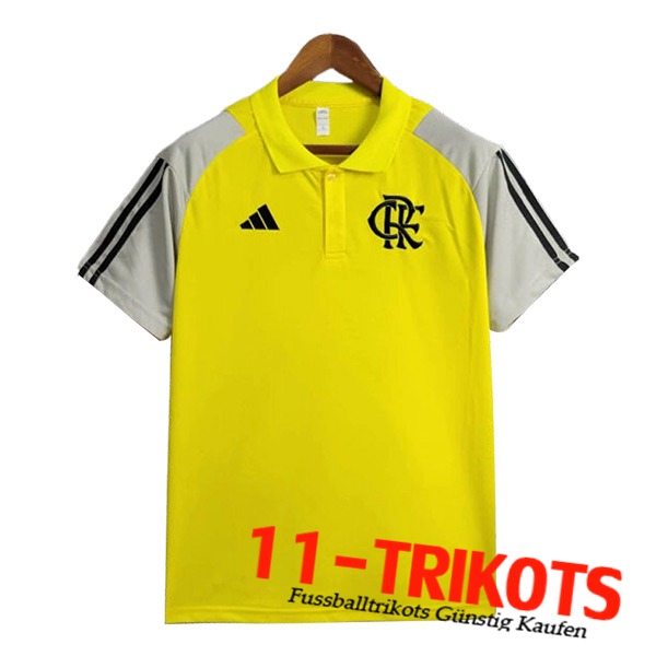 Flamengo Poloshirt Gelb/Grau 2024/2025