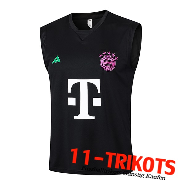 Bayern Munchen Trainings-Tanktop Schwarz 2024/2025