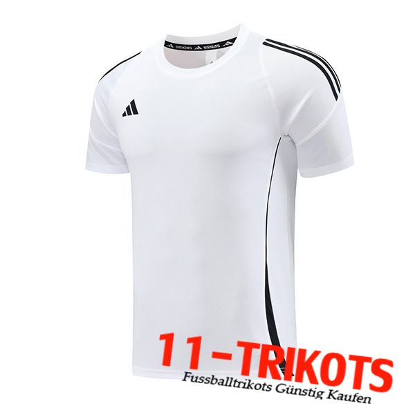 Adidas Trainingstrikot Weiß/Schwarz 2024/2025