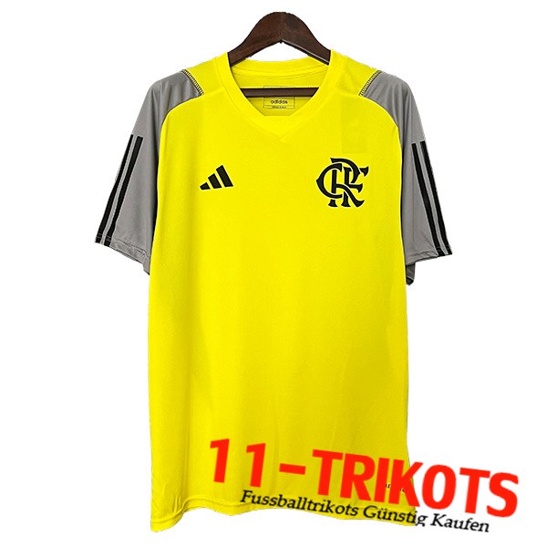 Flamengo Trainingstrikot Gelb/Grau/Schwarz 2024/2025