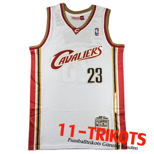 Cleveland Cavaliers Trikot (JAMES #23) 2024/25 Weiß/Rot