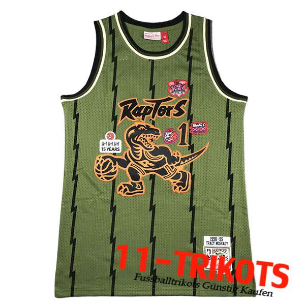 Toronto Raptors Trikot (McGRADY #1) 2024/25 Grün/Schwarz