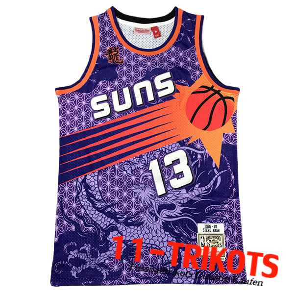 Phoenix Suns Trikot (NASH #13) 2024/25 lila/Orange