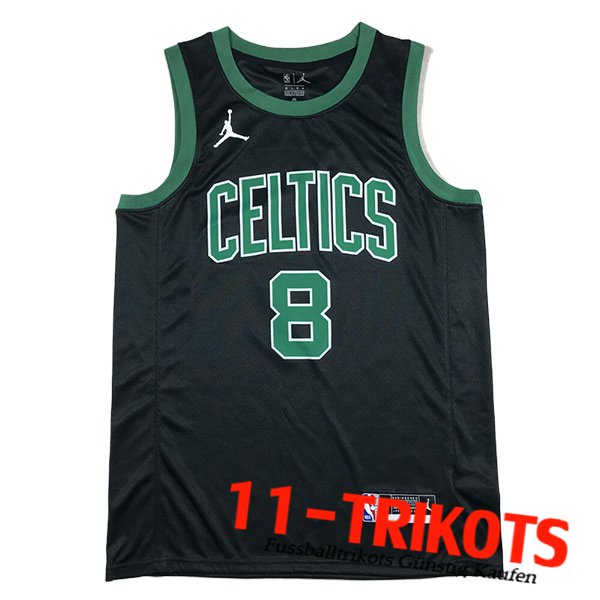 Boston Celtics Trikot (PORZINGIS #8) 2024/25 Schwarz/Grün