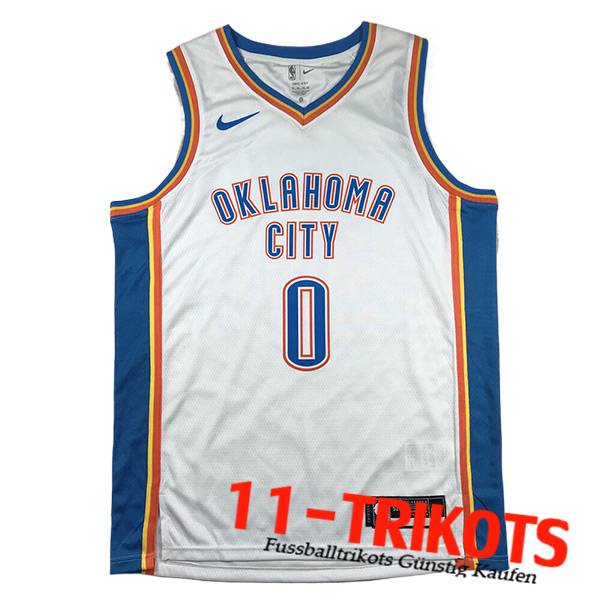 Oklahoma City Thunder Trikot (WESTBROOK #0) 2024/25 Weiß/Blau