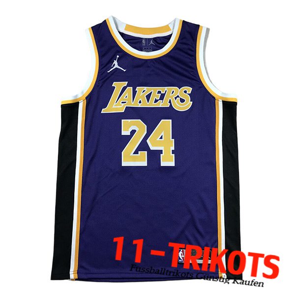 Los Angeles Lakers Trikot (BRYANT #24) 2024/25 lila/Schwarz/Gelb