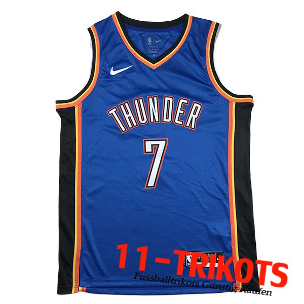 Oklahoma City Thunder Trikot (HOLMGREN #7) 2024/25 Blau/Schwarz