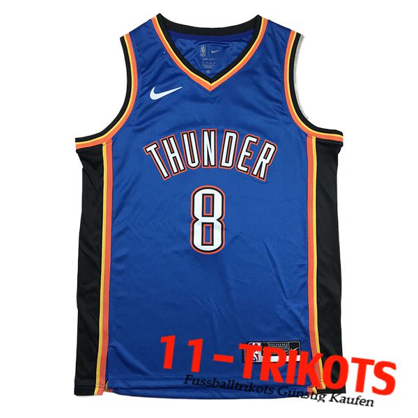 Oklahoma City Thunder Trikot (WILLIAMS #8) 2024/25 Blau/Schwarz