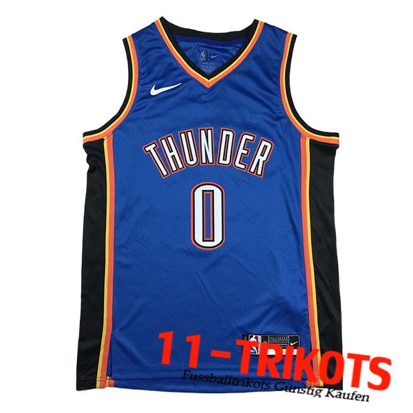 Oklahoma City Thunder Trikot (WESTBROOK #0) 2024/25 Blau/Schwarz