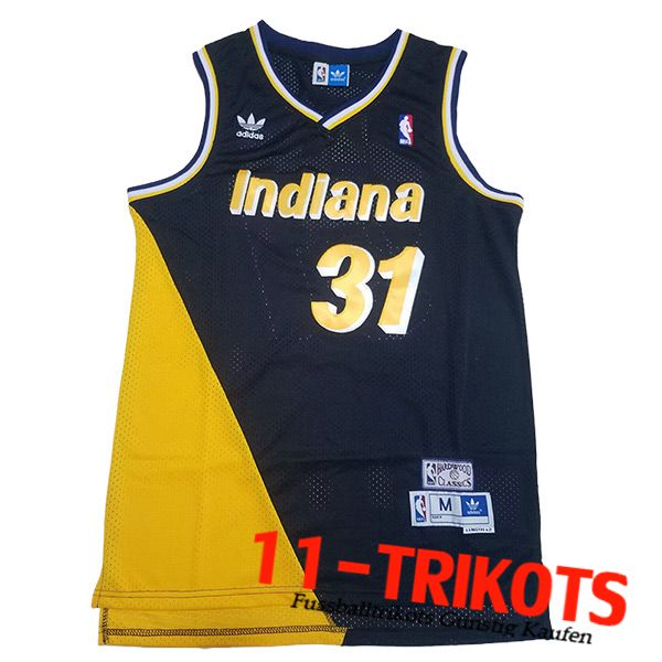 Indiana Pacers Trikot (MILLER #31) 2024/25 Schwarz/Gelb