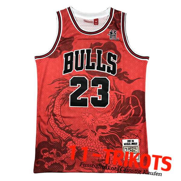 Chicago Bulls Trikot (JORDAN #23) 2024/25 Rot/Schwarz