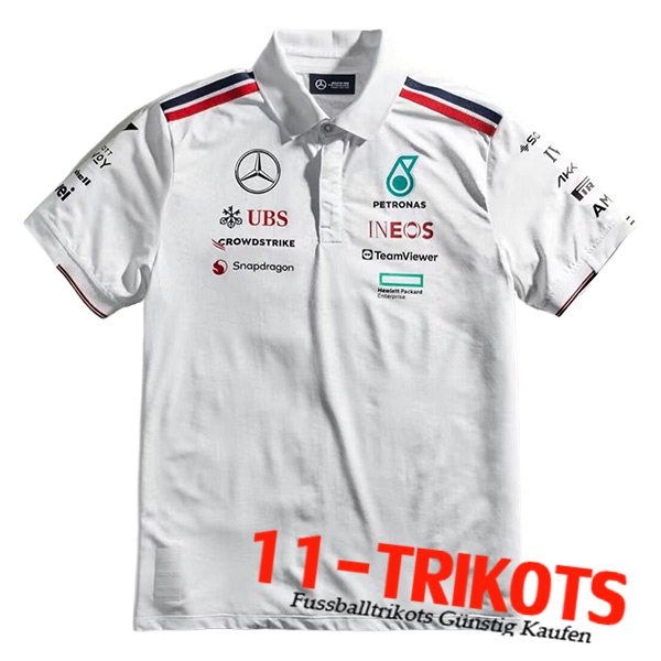 Polo F1 Mercedes Benz Team Weiß 2024