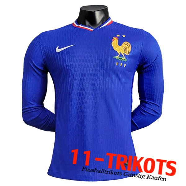 Frankreich Langarms Heimtrikot 2024/2025