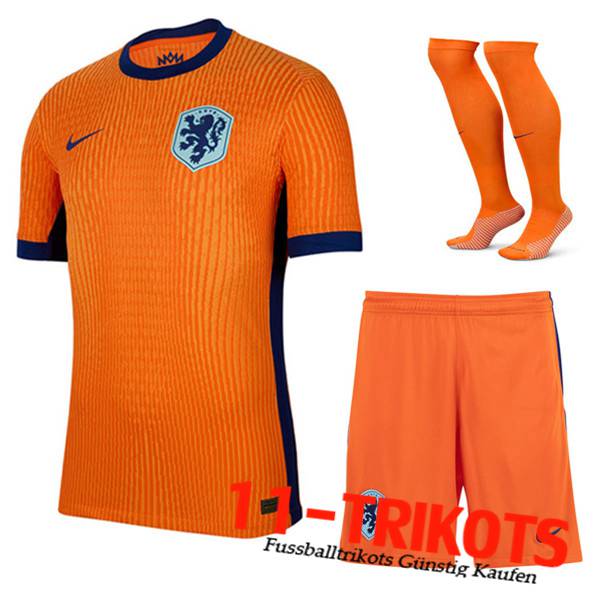 Niederlande Heimtrikot (Shorts + Socken) UEFA Euro 2024