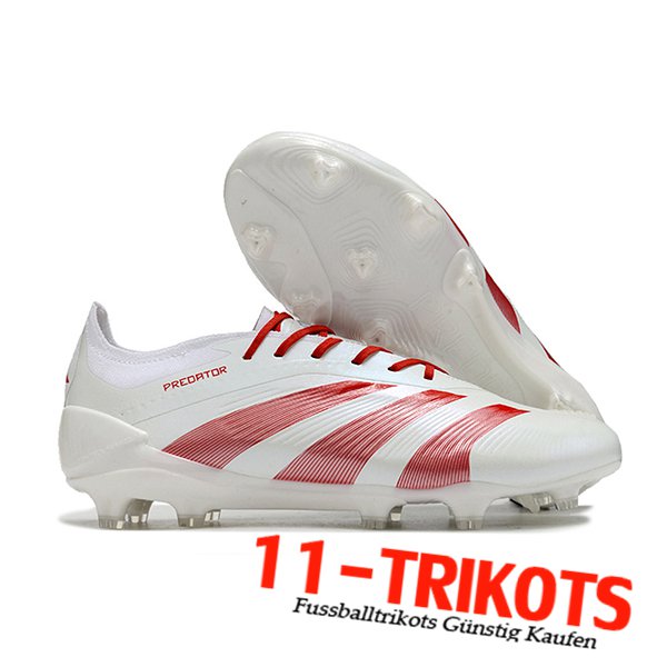 Adidas Fussballschuhe Predator Elite FG Weiß/Rot