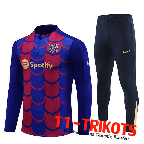 FC Barcelona Trainingsanzug Rot/Blau 2024/2025 -02