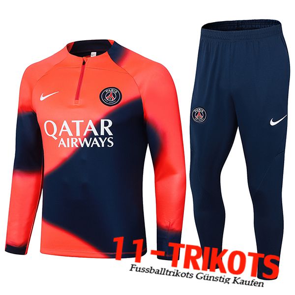 PSG Trainingsanzug Orange/Blau 2024/2025