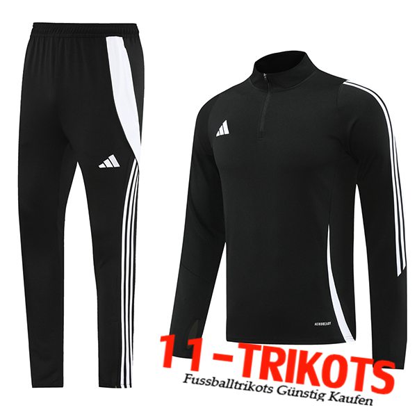 Adidas Trainingsanzug Schwarz/Weiß 2024/2025