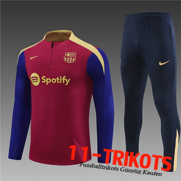 FC Barcelona Trainingsanzug Kinder Rot/Blau 2024/2025