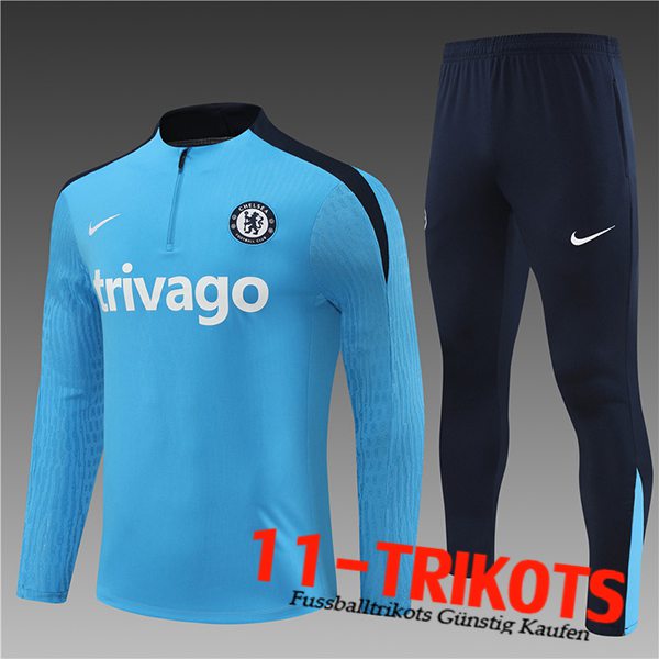 FC Chelsea Trainingsanzug Kinder Blau/Schwarz 2024/2025