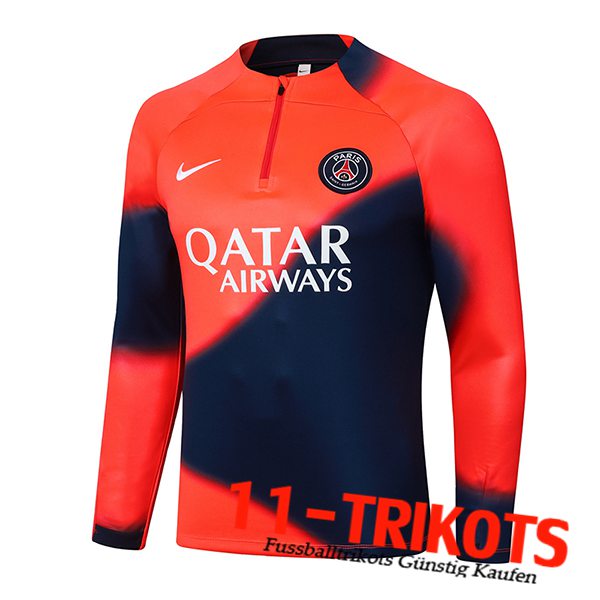 PSG Training Sweatshirt Orange/Blau 2024/2025