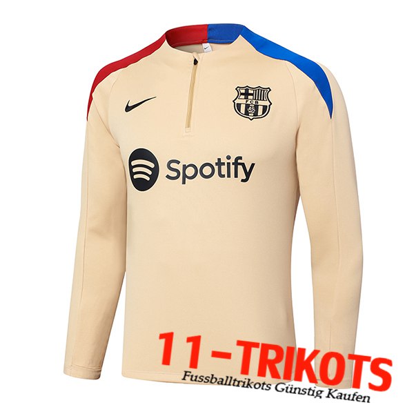 FC Barcelona Training Sweatshirt Beige/Blau/Rot 2024/2025