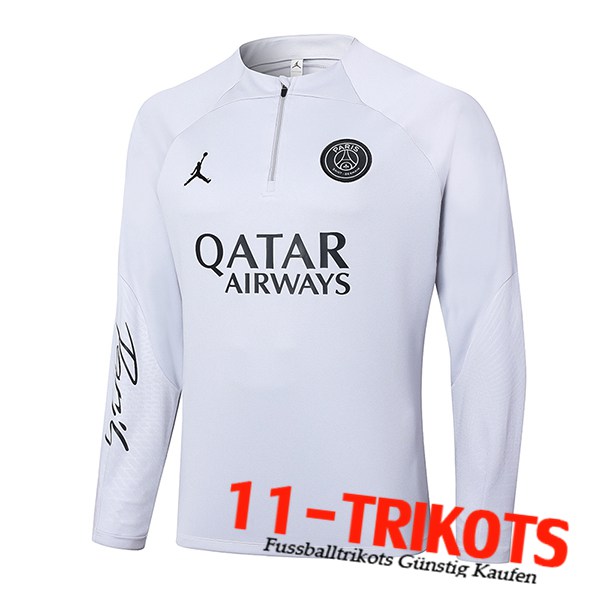 PSG Training Sweatshirt Hellgrau 2024/2025