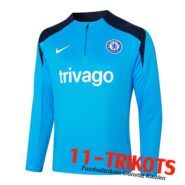 FC Chelsea Training Sweatshirt Blau 2024/2025