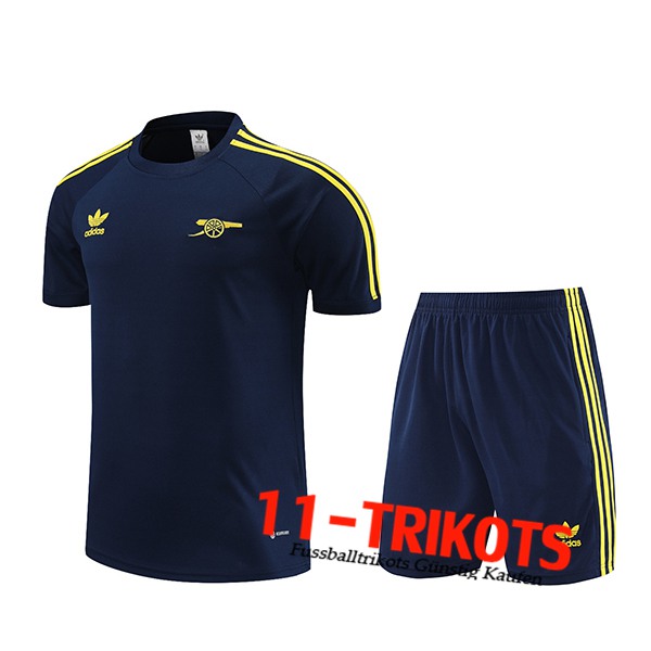 Arsenal Trainingstrikot + Shorts Dunkelblau 2024/2025