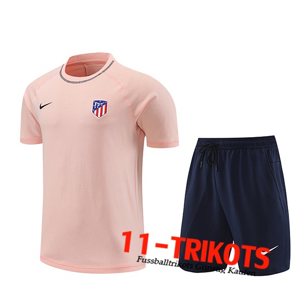 Atletico Madrid Trainingstrikot + Shorts Rosa 2024/2025
