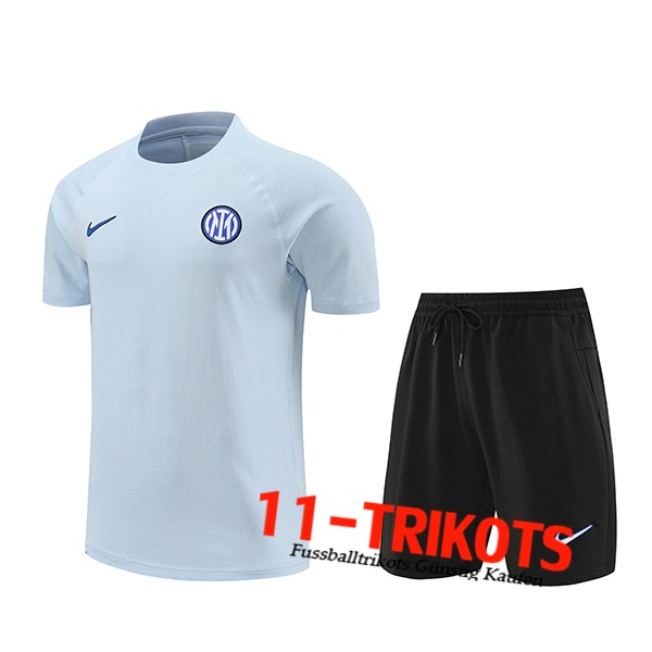 Inter Milan Trainingstrikot + Shorts Blau 2024/2025