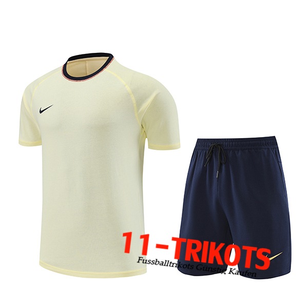 Nike Trainingstrikot + Shorts Beige 2024/2025
