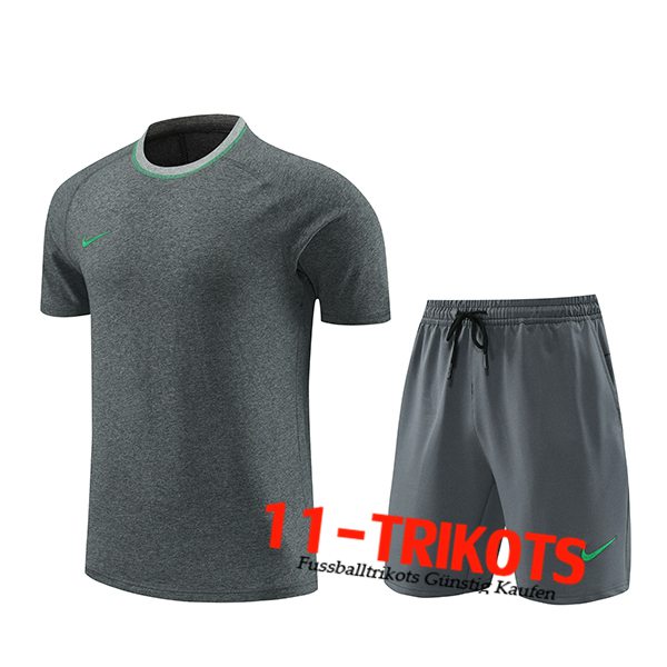 Nike Trainingstrikot + Shorts Grau 2024/2025