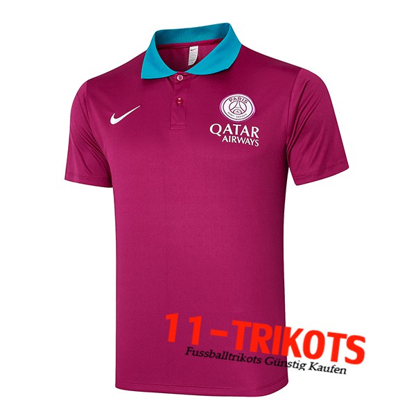 PSG Poloshirt lila/Schwarz 2024/2025