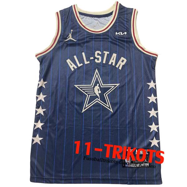 American All-Star Trikot (LILLARD #0) 2024/25 Blau/Weiß -02
