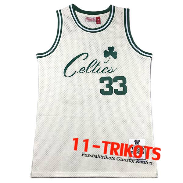 Boston Celtics Trikot (BIRD #33) 2024/25 Weiß/Grün -02
