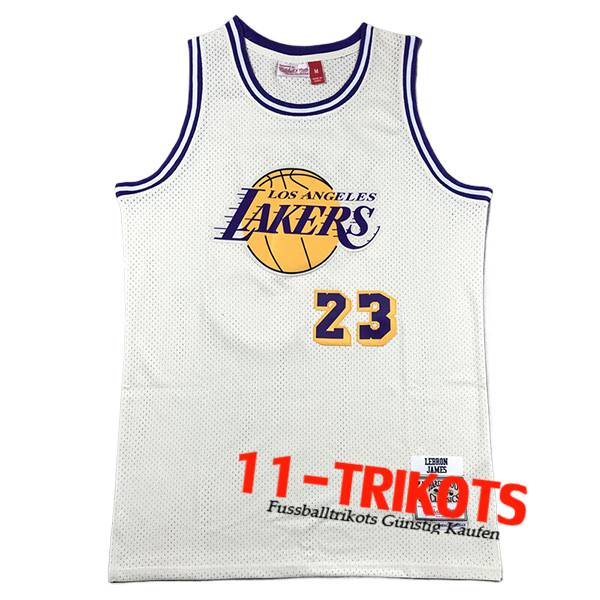 Los Angeles Lakers Trikot (JAMES #23) 2024/25 Weiß/Gelb/lila
