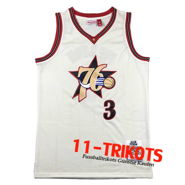 Philadelphia 76ers Trikot (IVERSON #3) 2024/25 Weiß