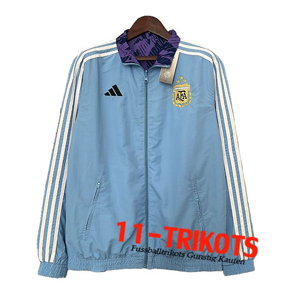 Argentinien Windjacke Blau/Weiß 2024/2025