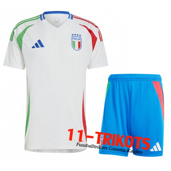 Italien Auswärtstrikot + Shorts UEFA Euro 2024