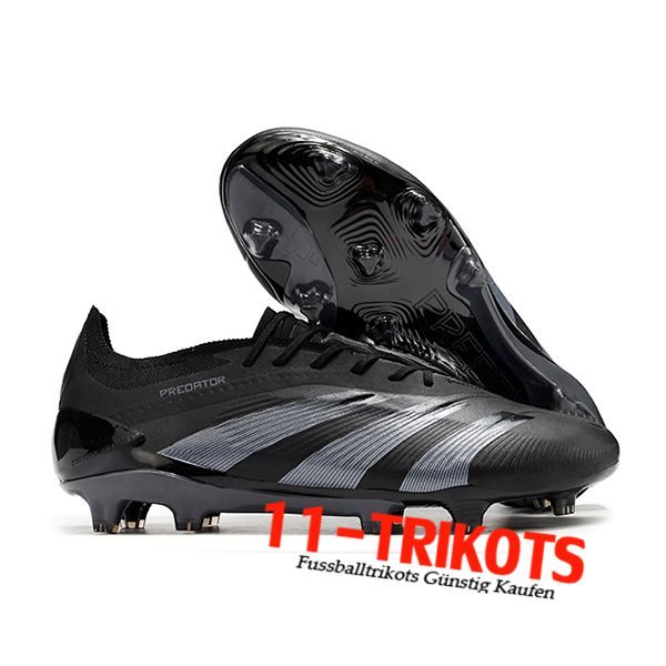 Adidas Fussballschuhe Predator Elite FG Schwarz/Grau -02