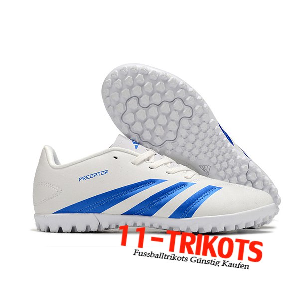 Adidas Fussballschuhe Predator Club TF Weiß/Blau -02