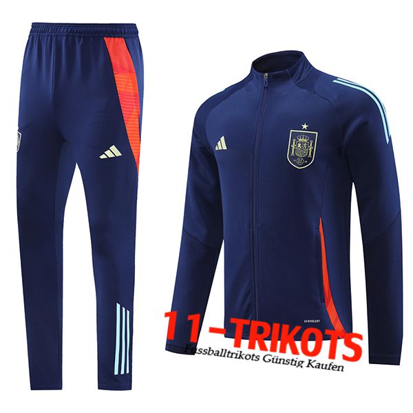 Spanien Trainingsanzug (Jacke) Dunkelblau 2024/2025