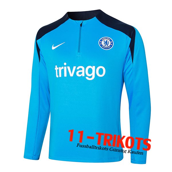 FC Chelsea Training Sweatshirt Blau 2024/2025