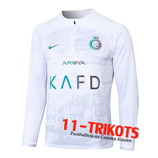 Al-Nassr FC Training Sweatshirt Weiß/Grau 2024/2025