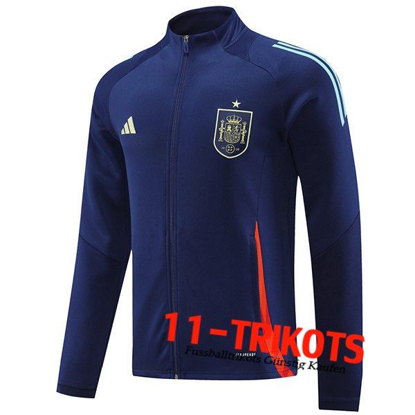 Spanien Trainingsjacke Dunkelblau 2024/2025