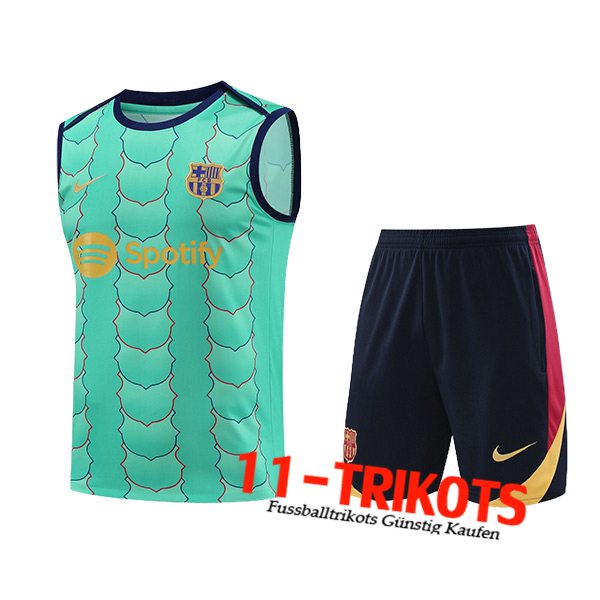 FC Barcelona Trainings-Tanktop Grün 2024/2025