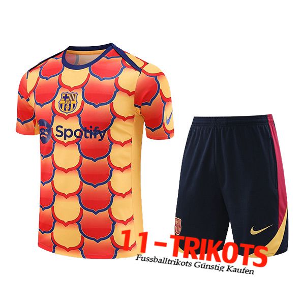 FC Barcelona Trainingstrikot Orange/Rot 2024/2025