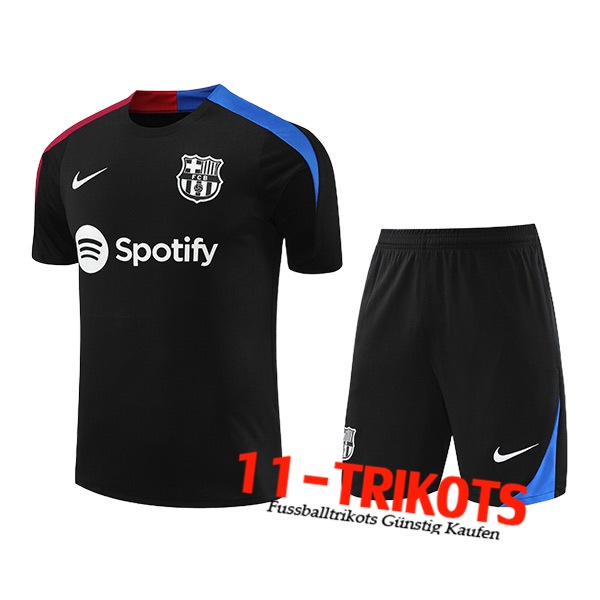 FC Barcelona Trainingstrikot Schwarz/Blau/Rot 2024/2025