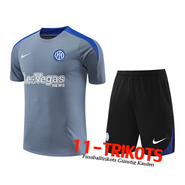 Inter Milan Trainingstrikot Grau/Blau 2024/2025